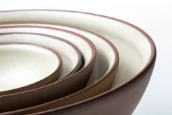 Vaidava Ceramics Earth Raw skål, 0,6 l, brun - beige