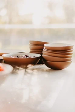 Vaidava Ceramics Earth Raw skål, 0,6 l, brun - beige