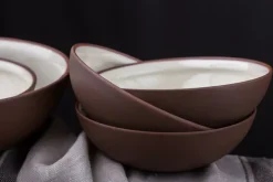 Vaidava Ceramics Earth Raw skål, 0,6 l, brun - beige