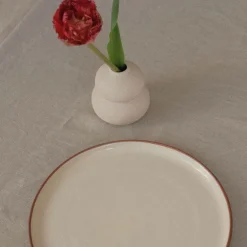 Vaidava Ceramics Earth Raw tallrik, 22 cm, brun - beige