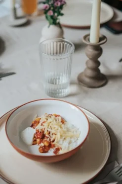 Vaidava Ceramics Earth Raw tallrik, 22 cm, brun - beige