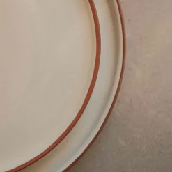 Vaidava Ceramics Earth Raw tallrik, 22 cm, brun - beige