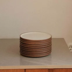 Vaidava Ceramics Earth Raw tallrik, 22 cm, brun - beige