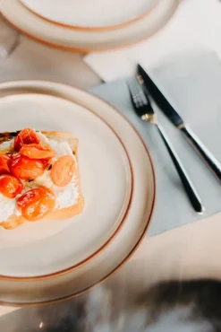 Vaidava Ceramics Earth Raw tallrik, 22 cm, brun - beige