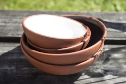 Vaidava Ceramics Earth skål 1 l, vit