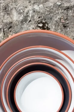 Vaidava Ceramics Earth skål 1 l, vit