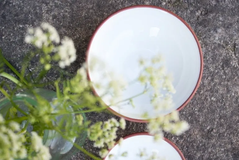 Vaidava Ceramics Earth skål 2 l, vit