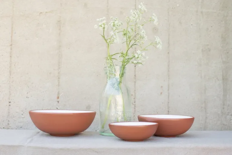 Vaidava Ceramics Earth skål 2 l, vit