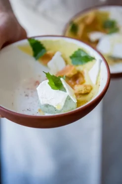 Vaidava Ceramics Earth skål 2 l, vit