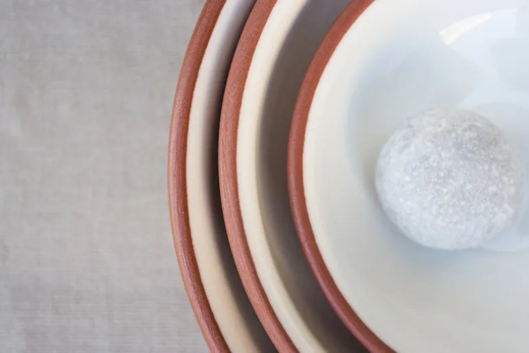 Vaidava Ceramics Earth skål 2 l, vit