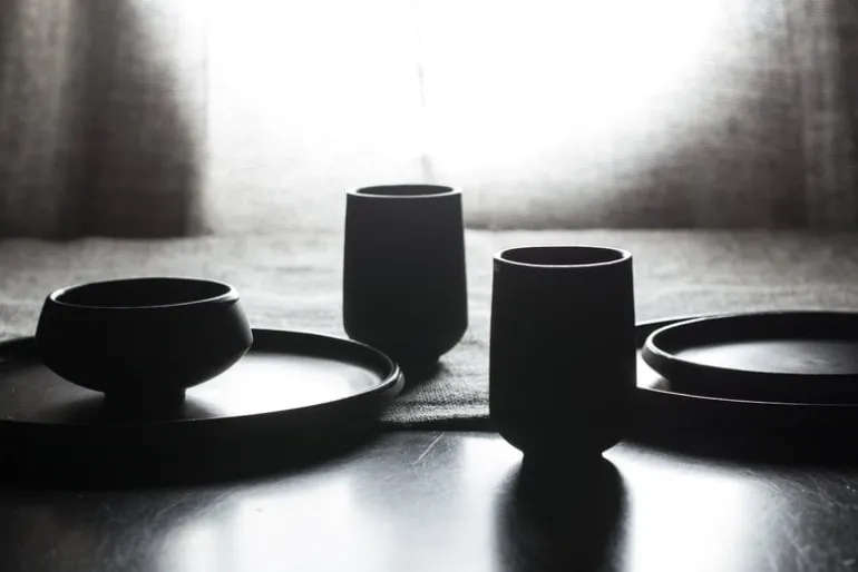 Vaidava Ceramics Eclipse mugg, 0,3 l, svart