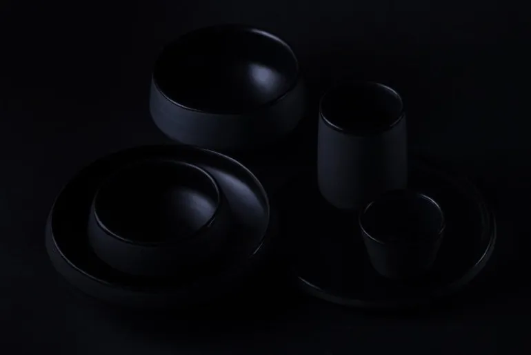 Vaidava Ceramics Eclipse mugg, 0,3 l, svart