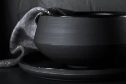 Vaidava Ceramics Eclipse tallrik 34 cm, svart