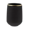 Vaidava Ceramics Eclipse Gold mugg 0,3 l, svart - guld