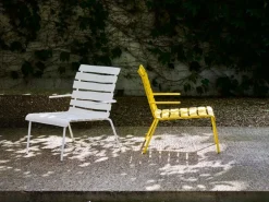 valerie_objects Aligned lounge stol, off-white