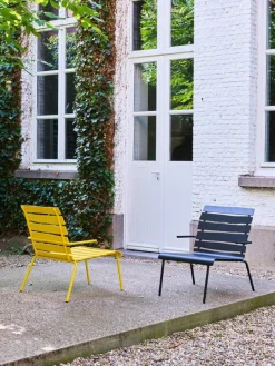 valerie_objects Aligned lounge stol, gul