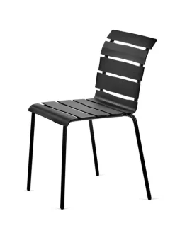 valerie_objects Aligned stol, svart