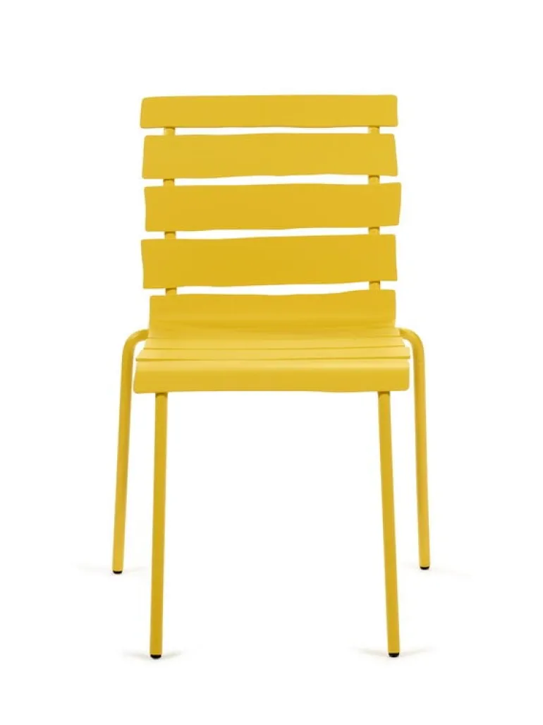 valerie_objects Aligned stol, gul