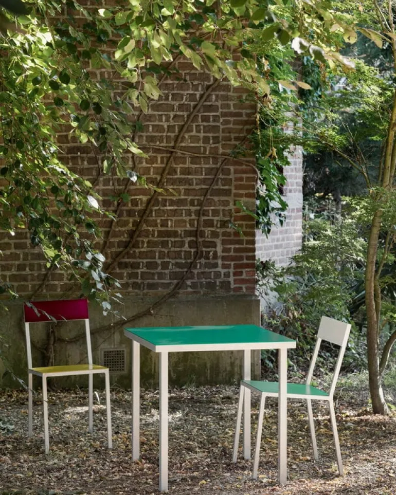 valerie_objects Alu matbord, litet, grönt