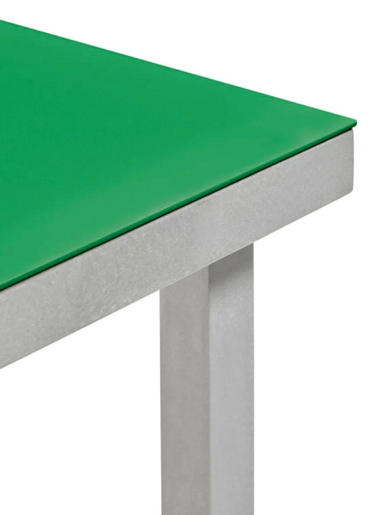 valerie_objects Alu matbord, litet, grönt