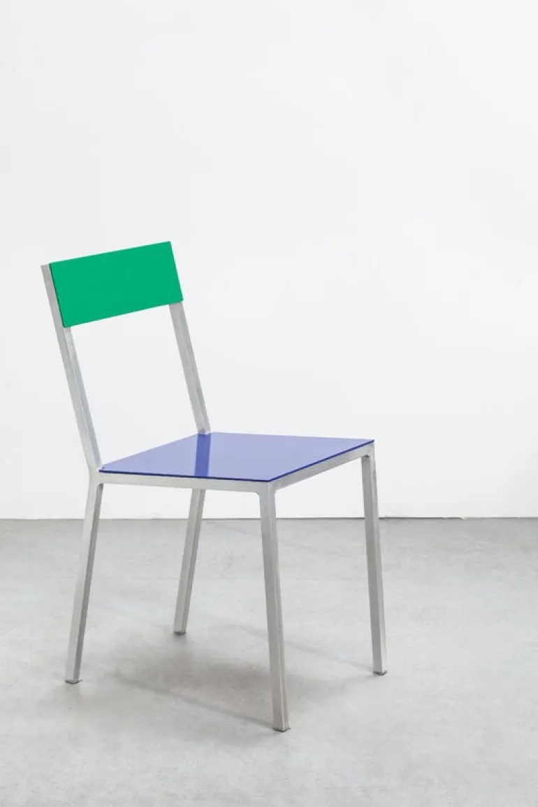 valerie_objects Alu stol, mörkblå - grön