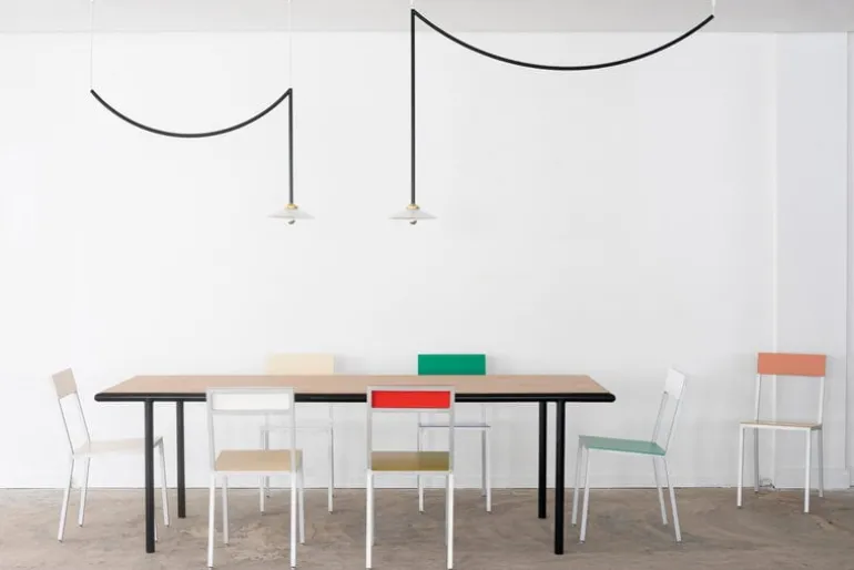 valerie_objects Alu stol, mörkblå - grön