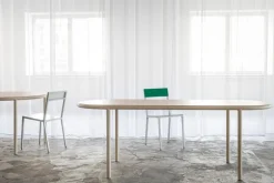 valerie_objects Alu stol, mörkblå - grön