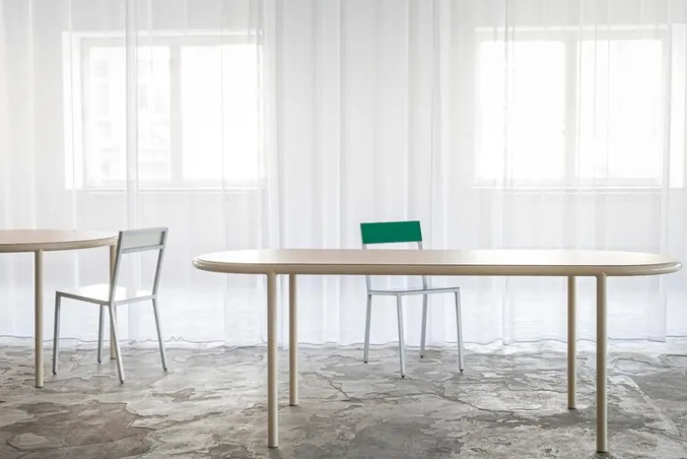 valerie_objects Alu stol, mörkblå - grön