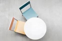 valerie_objects Alu stol, gul - rosa