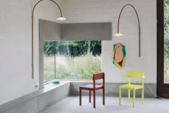 valerie_objects Hanging Lamp N°3, dimbar, menie red