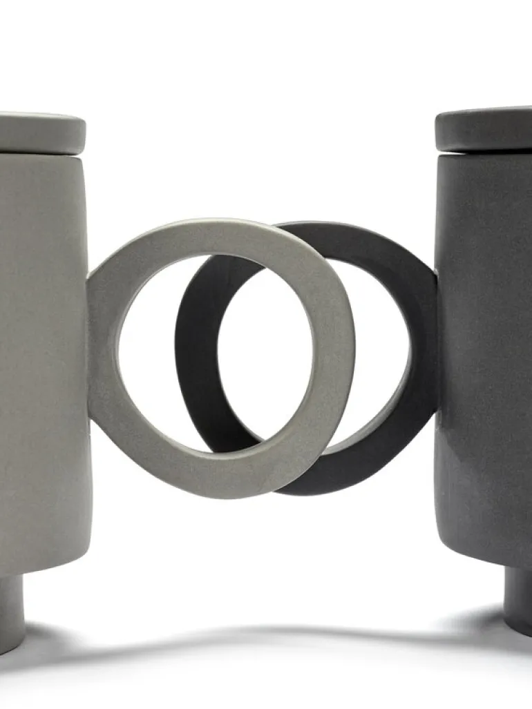 valerie_objects Inner Circle tekanna, ljusgrå