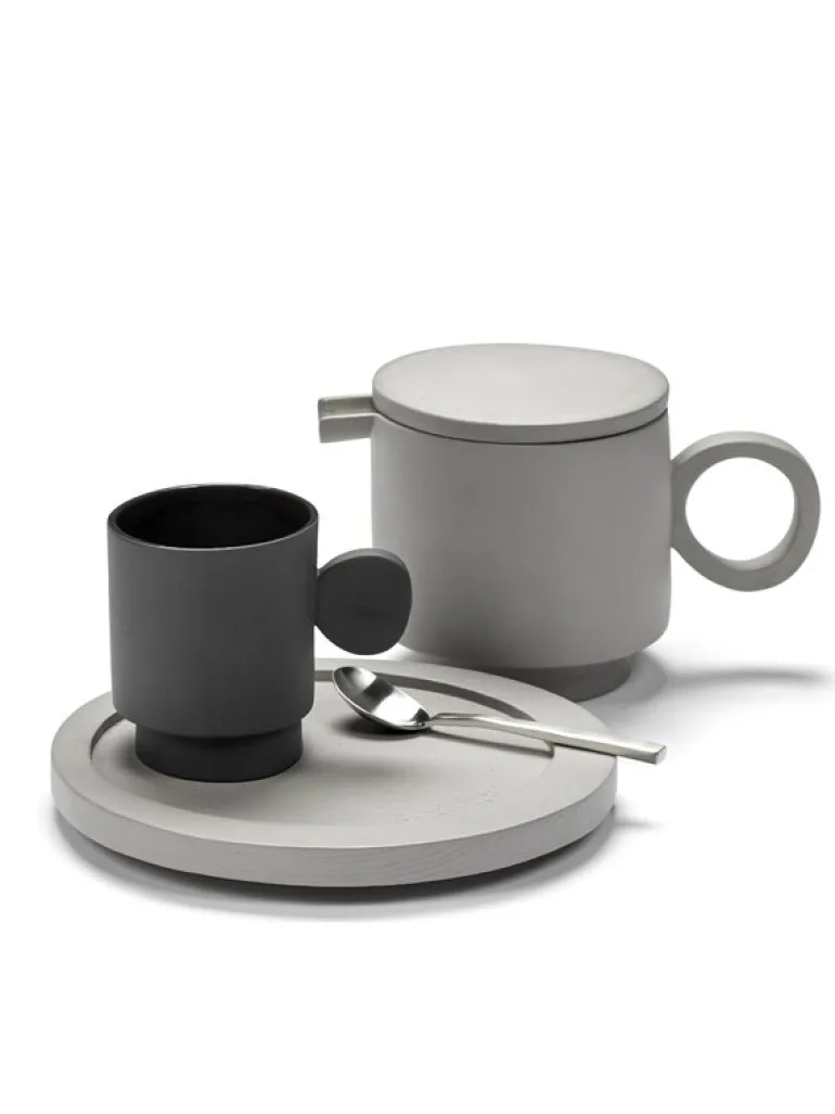 valerie_objects Inner Circle tekanna, ljusgrå