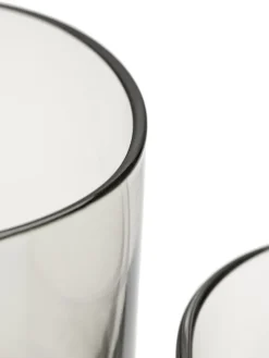 valerie_objects Inner Circle dricksglas, 4 st, 25 cl, rökgrå