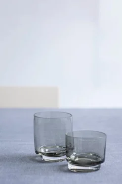 valerie_objects Inner Circle glas, 4 st, 15 cl, smokey grey