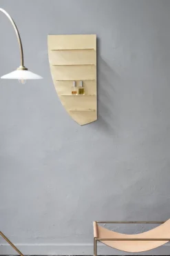 valerie_objects Rocking Chair gungstol, mässing - rosa