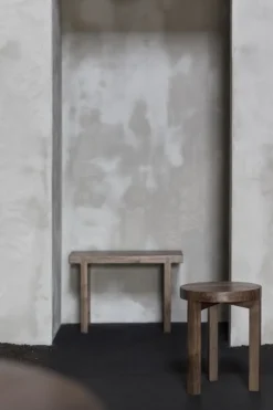 valerie_objects Solid bänk, 65 cm, valnöt