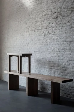 valerie_objects Solid bänk, 65 cm, valnöt