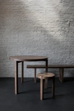 valerie_objects Solid bänk, 200 cm, valnöt