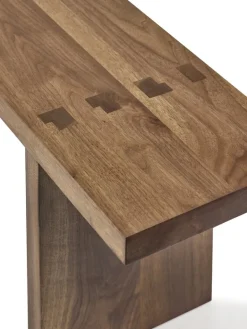 valerie_objects Solid bänk, 200 cm, valnöt