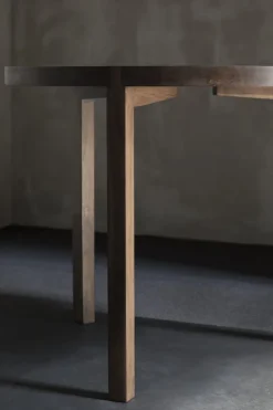 valerie_objects Solid matbord, 90 cm, valnöt