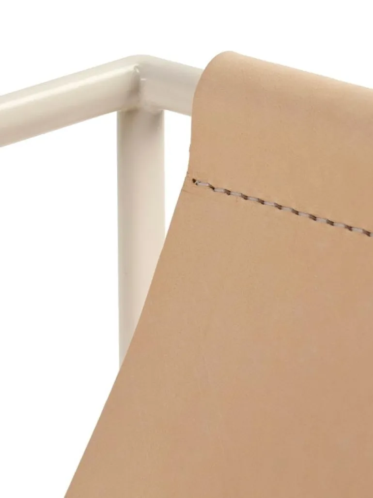 valerie_objects Solo Seat fåtölj, kräm - läder