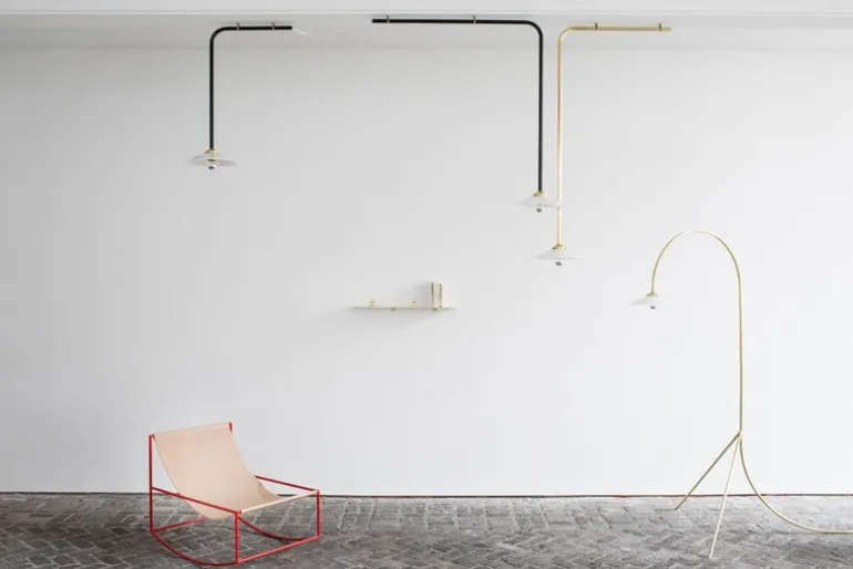 valerie_objects Standing Lamp n1, mässing