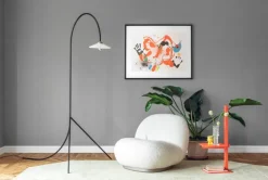 valerie_objects Standing Lamp n1, svart