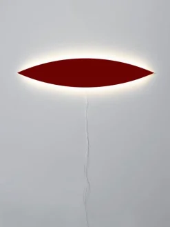 valerie_objects Tramonto 04 vägglampa, mörkröd