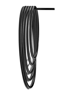 valerie_objects Trivets Round, 5 st., lackerat stål, svart