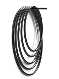 valerie_objects Trivets Round, 5 st., lackerat stål, svart