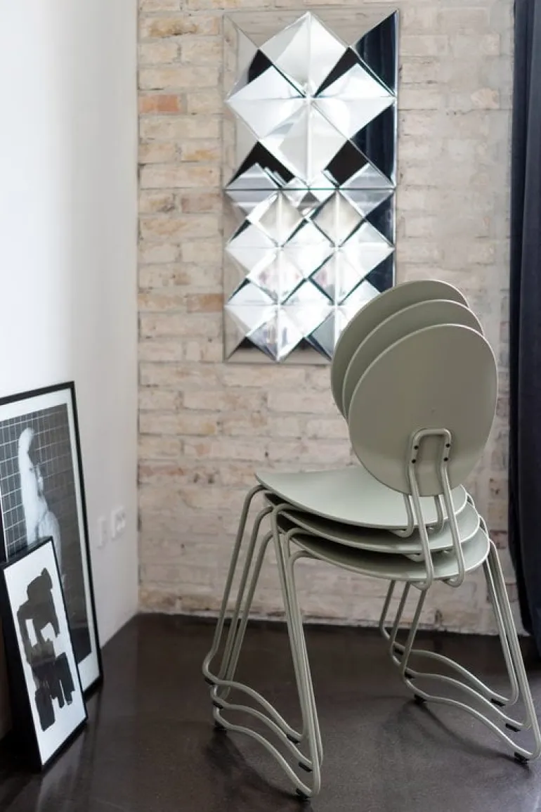 Verpan Flex stol, grå