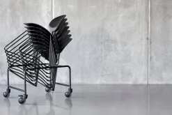 Verpan Flex stol, svart