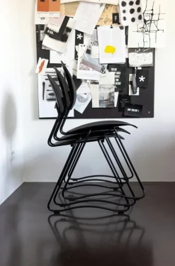 Verpan Flex stol, svart