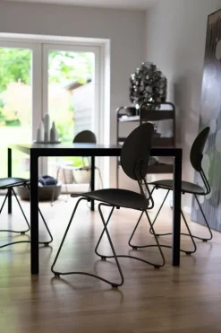 Verpan Flex stol, svart